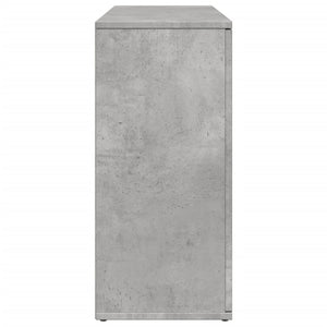 vidaXL Credenza Grigio Cemento 90,5x29,5x65 cm in Truciolato