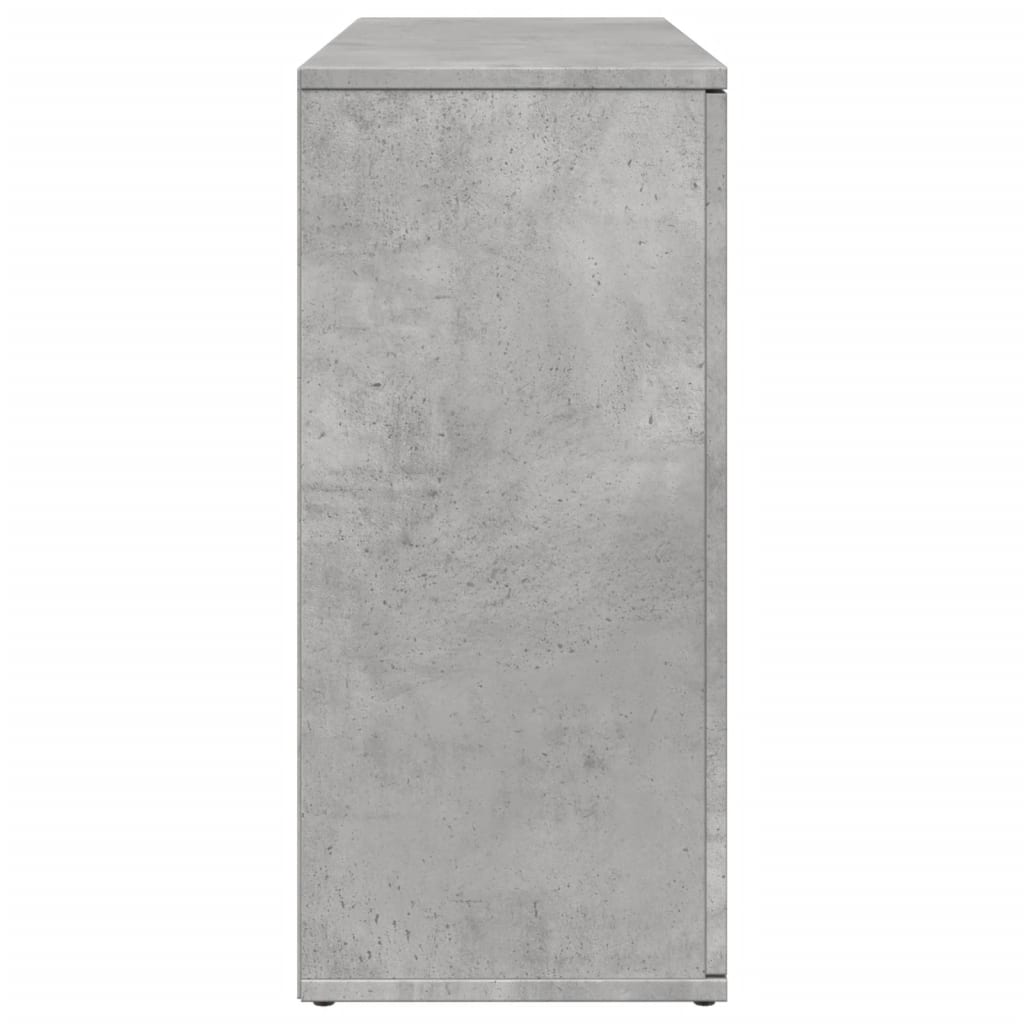 Credenza Grigio Cemento 90,5x29,5x65 cm in Truciolato 849877