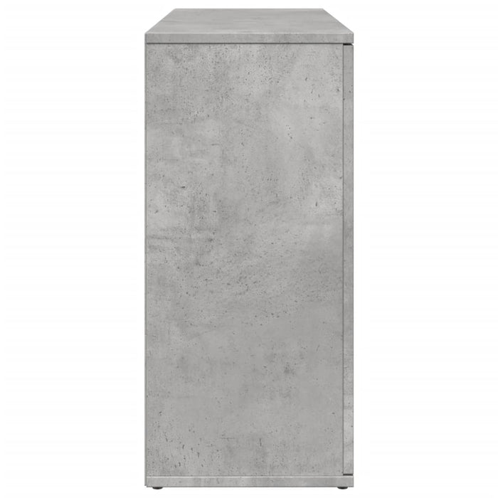 Credenza Grigio Cemento 90,5x29,5x65 cm in Truciolato 849877