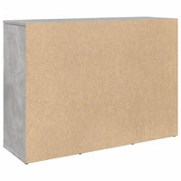 vidaXL Credenza Grigio Cemento 90,5x29,5x65 cm in Truciolato