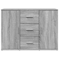 Credenza Grigio Sonoma 90,5x29,5x65 cm in Truciolato 849879