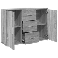 Credenza Grigio Sonoma 90,5x29,5x65 cm in Truciolato 849879