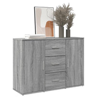 Credenza Grigio Sonoma 90,5x29,5x65 cm in Truciolato 849879