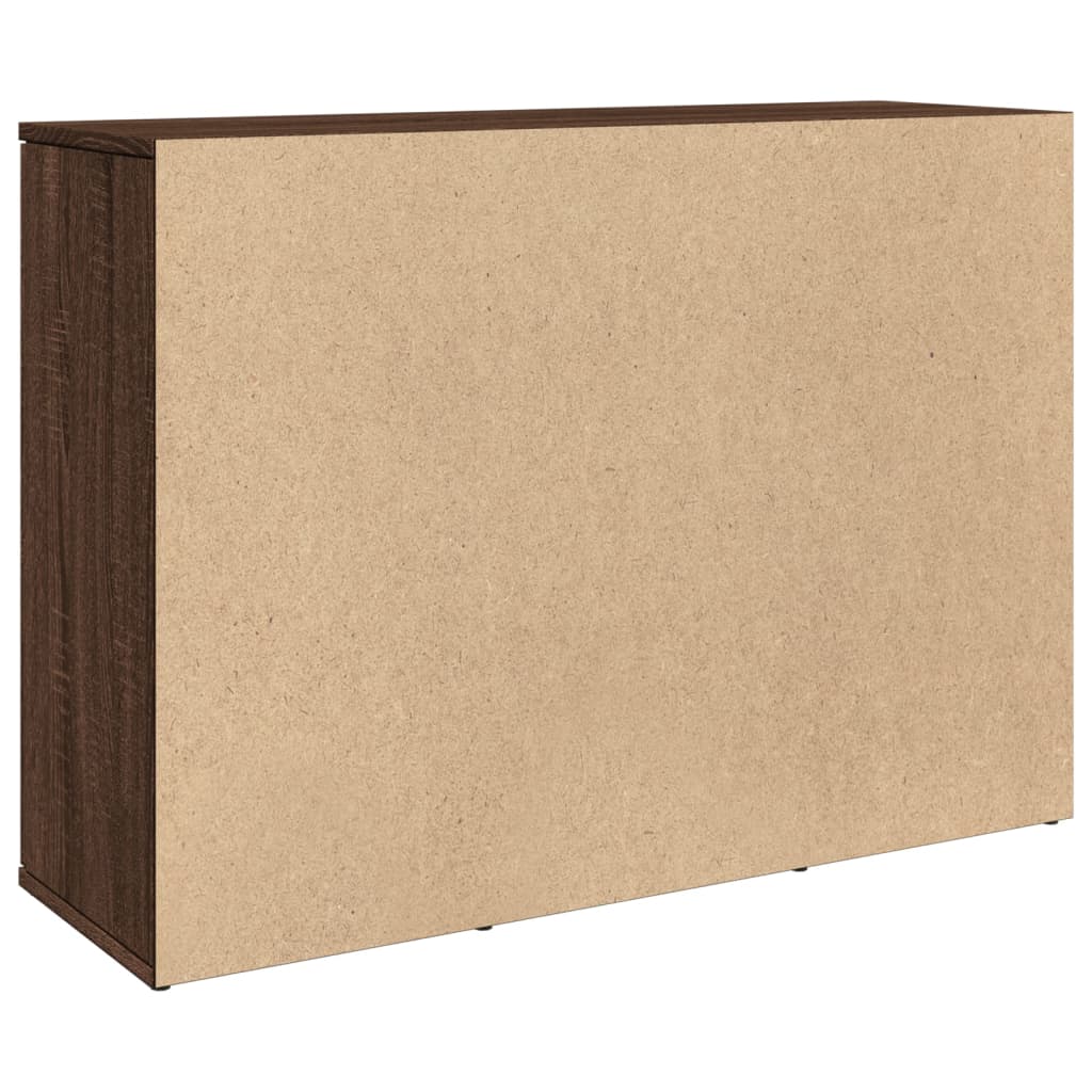 Credenza Rovere Marrone 90,5x29,5x65 cm in Truciolato 849880