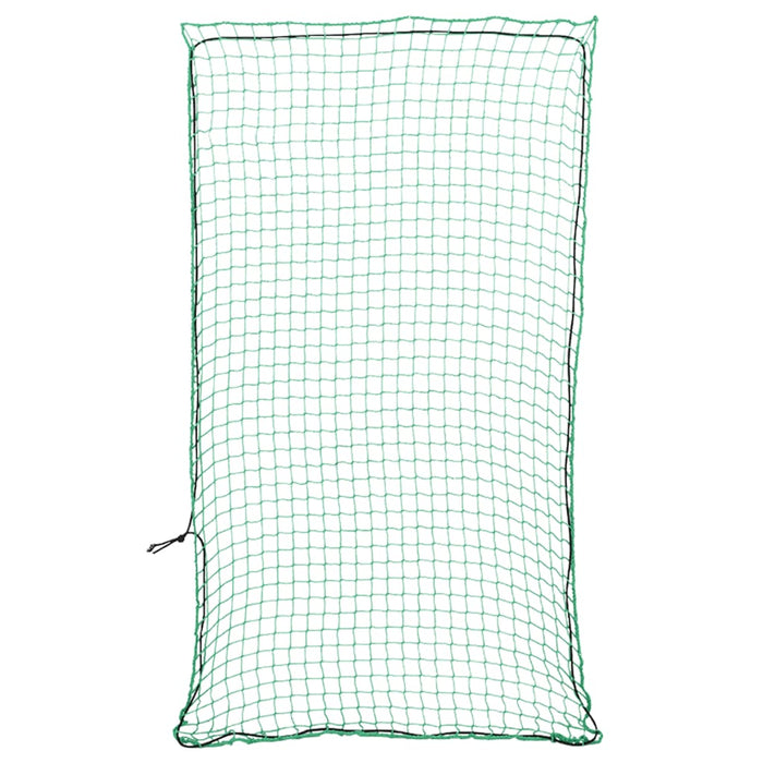 Rete per protezione rimorchio ancoraggio portapacchi con corda elastica 2,7 x 1,5 m PP verde 02_0042187