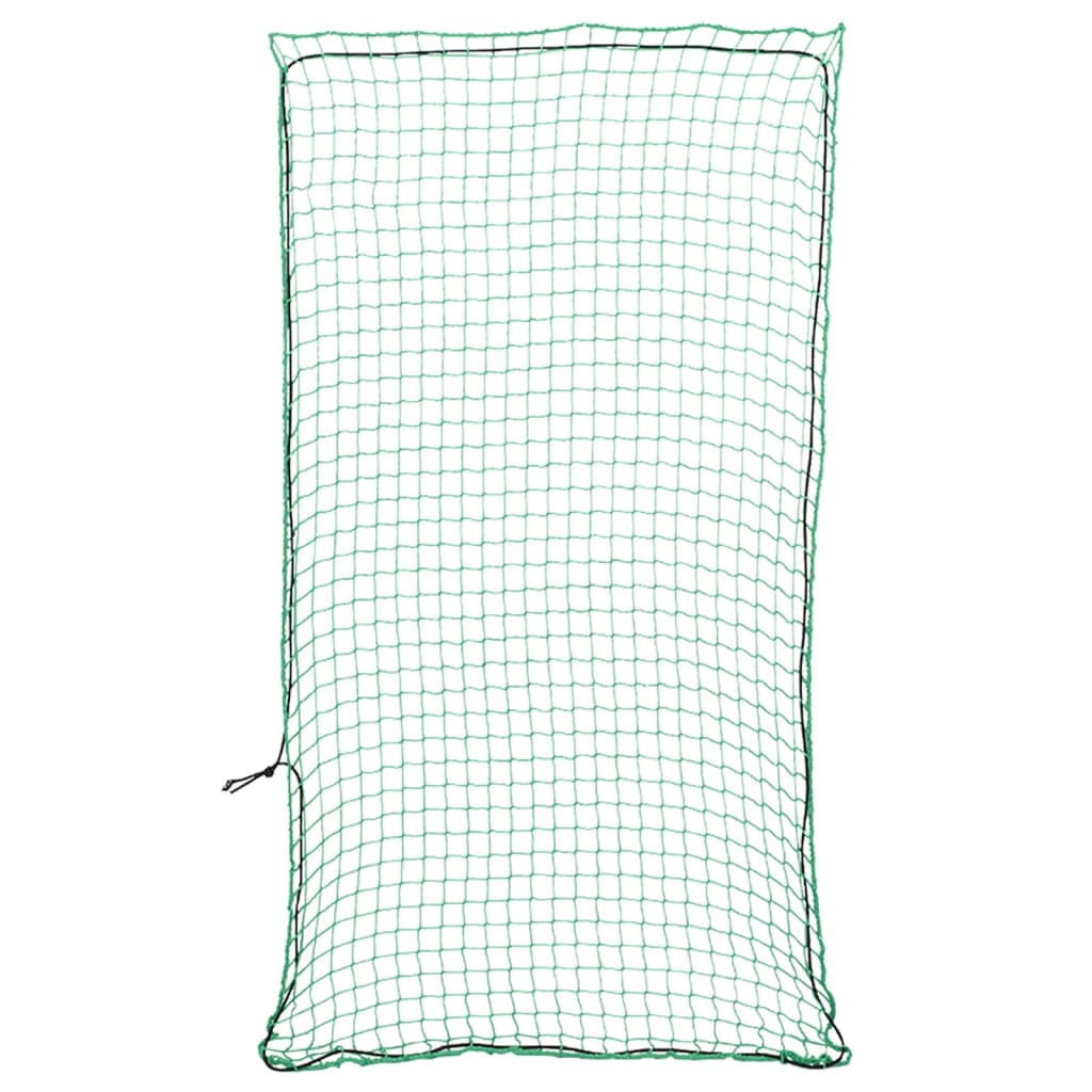 Rete per protezione rimorchio ancoraggio portapacchi con corda elastica 4 x 2 m PP verde 02_0042211