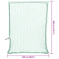 Rete per Rimorchio con Corda Elastica Verde 3x2,5 m in PP 4012238