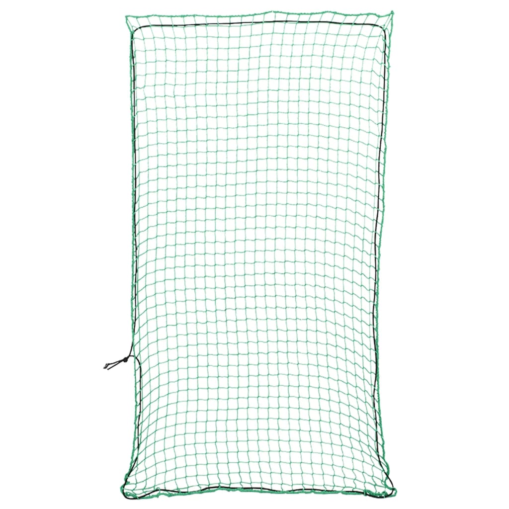 Rete per protezione rimorchio ancoraggio portapacchi con corda elastica 6 x 3 m PP verde 02_0042232