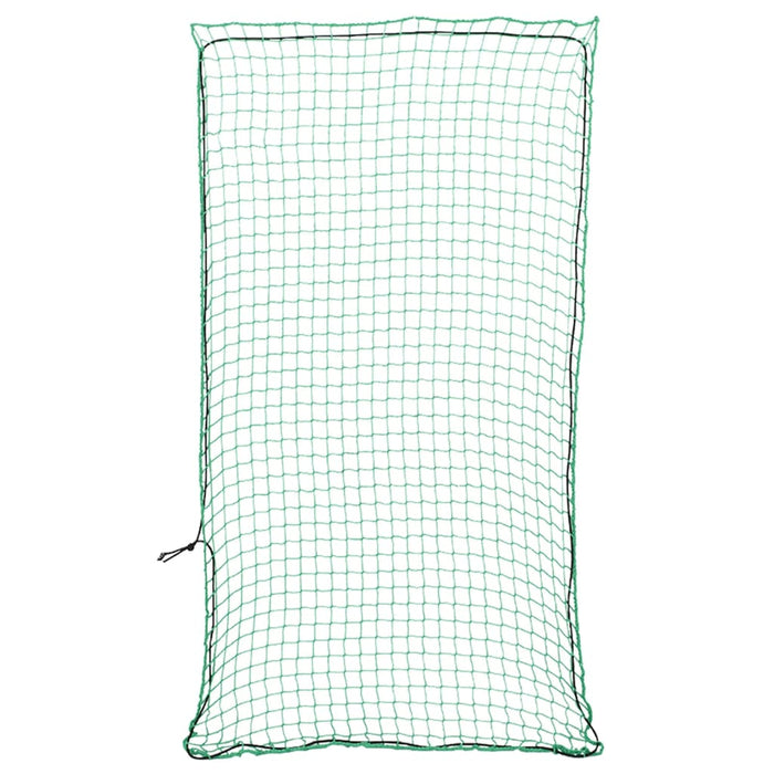Rete per protezione rimorchio ancoraggio portapacchi con corda elastica 6 x 3 m PP verde 02_0042232
