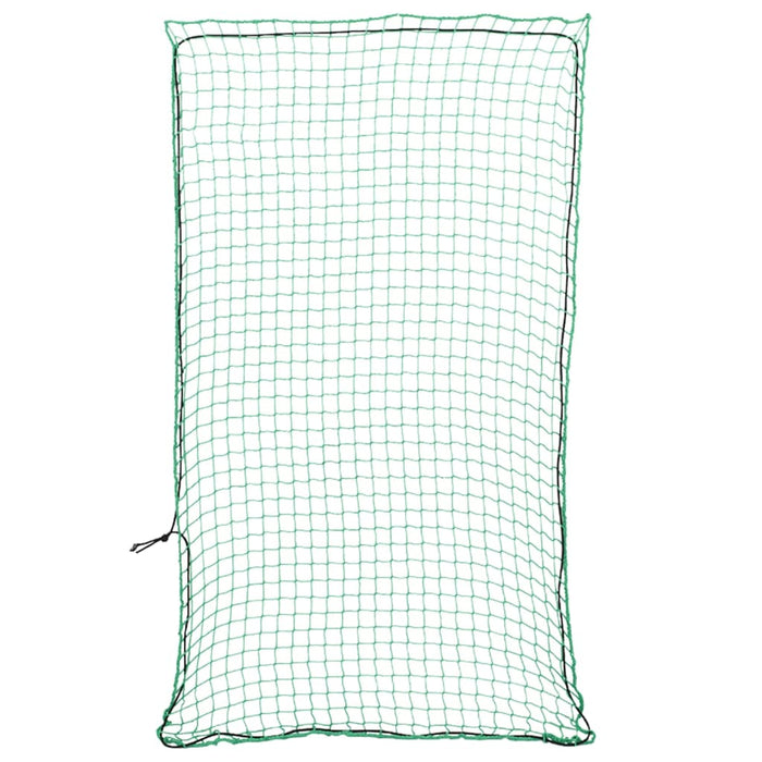 Rete per protezione rimorchio ancoraggio portapacchi con corda elastica 6 x 3,5 m PP verde 02_0042235
