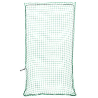 Rete di protezione per rimorchio ancoraggio per carichi portapacchi con corda elastica 7 x 35 m PP verde 02_0042238