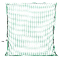 Rete di protezione per rimorchio ancoraggio per carichi portapacchi con corda elastica 4 x 4 m PP verde 02_0042220