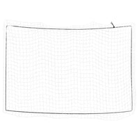 Rete per protezione rimorchio ancoraggio portapacchi con corda elastica 3,5 x 2,5 m PP bianco 02_0042203