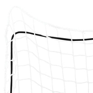 Rete per protezione rimorchio ancoraggio portapacchi con corda elastica 4,5 x 2,5 m PP bianco 02_0042221