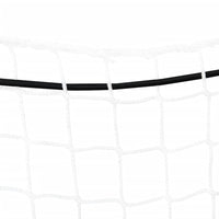 Rete per protezione rimorchio ancoraggio portapacchi con corda elastica 4,5 x 2,5 m PP bianco 02_0042221