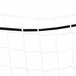 Rete per protezione rimorchio ancoraggio portapacchi con corda elastica 4,5 x 2,5 m PP bianco 02_0042221