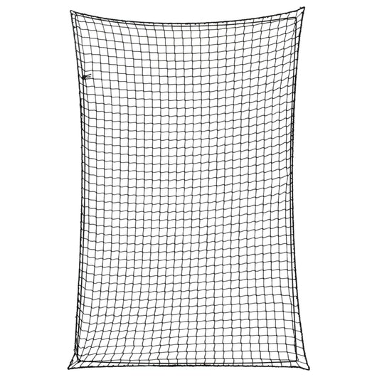 Telo di protezione rete ancoraggio carico portapacchi con corda elastica 3 x 2 m PP nero 02_0042192