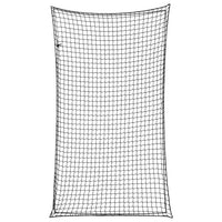 Rete di protezione per rimorchio ancoraggio per carichi portapacchi con corda elastica 35 x 2 m PP nero 02_0042201