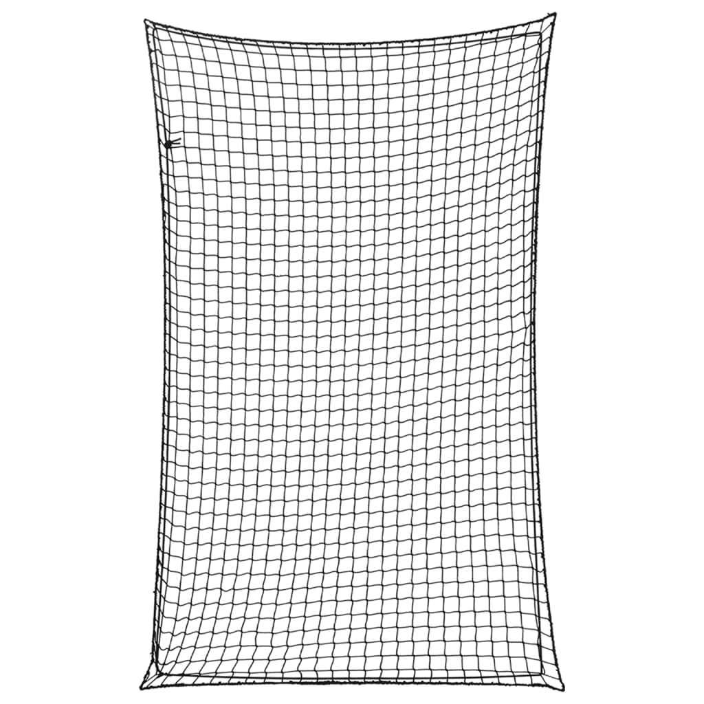 Rete di ancoraggio per rimorchio, copertura protettiva per portapacchi con corda elastica 4 x 2,5 m PP nero 02_0042213