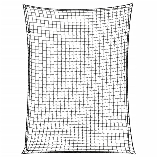 Rete di protezione per rimorchio ancoraggio per carichi portapacchi con corda elastica 4 x 3 m PP nero 02_0042216