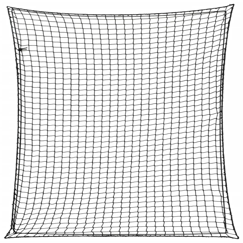 Rete di protezione per rimorchio ancoraggio per carichi portapacchi con corda elastica 4 x 4 m PP nero 02_0042219