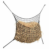 vidaXL Reti da Fieno 2pz Rettangolari Neri 200x120 cm in PP