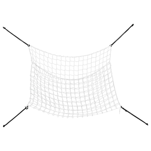Reti da Fieno 2pz Rettangolari Bianchi 90x60 cm in PP 4012310