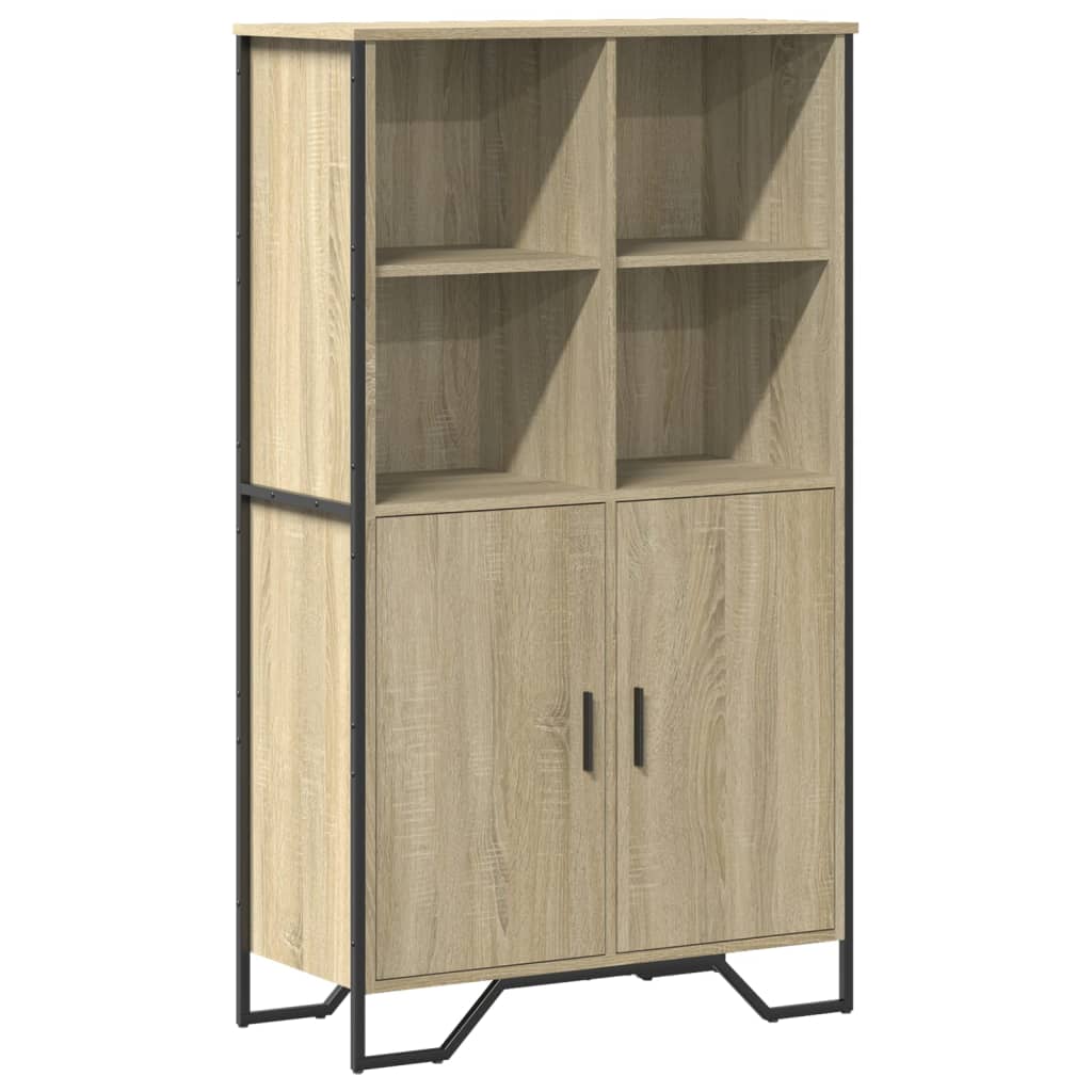 vidaXL Credenza Rovere Sonoma 79,5x35,5x137,5 cm in Legno Multistrato