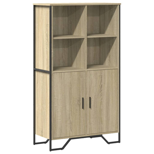 vidaXL Credenza Rovere Sonoma 79,5x35,5x137,5 cm in Legno Multistrato