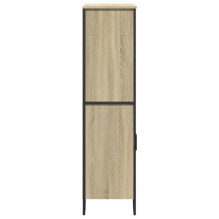 vidaXL Credenza Rovere Sonoma 79,5x35,5x137,5 cm in Legno Multistrato