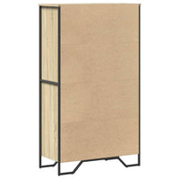 vidaXL Credenza Rovere Sonoma 79,5x35,5x137,5 cm in Legno Multistrato