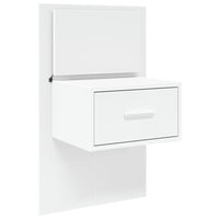 Testiera per Letto con Comodini Bianco 160 cm Legno Multistrato 3295338