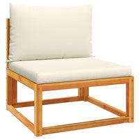 Set Divani da Giardino 4pz con Cuscini Legno Massello di Acacia 3278855