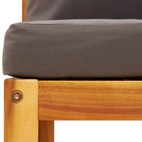 vidaXL Divani da Giardino Angolari con Cuscini 2 pz in Legno di Acacia e Rattan