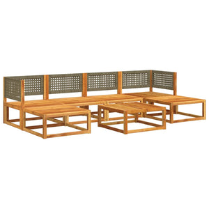 Set Divano da Giardino 7 pz con Cuscini Legno Massello Acacia 3278908