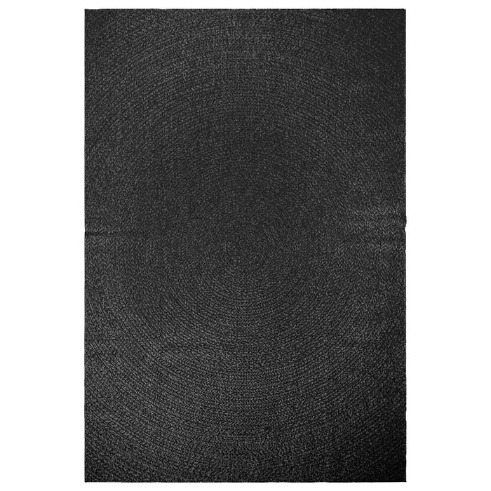 Tappeto ZIZUR Antracite 200x290 cm Aspetto Iuta Interni Esterni 4010351