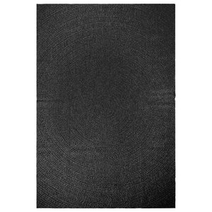 Tappeto ZIZUR Antracite 200x290 cm Aspetto Iuta Interni Esterni