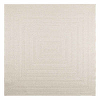 Tappeto ZIZUR Crema 200x200 cm Aspetto Iuta Interni ed Esterni 4010367