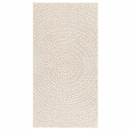 Tappeto ZIZUR Crema 60x110 cm Aspetto Iuta Interni ed Esterni 4010371