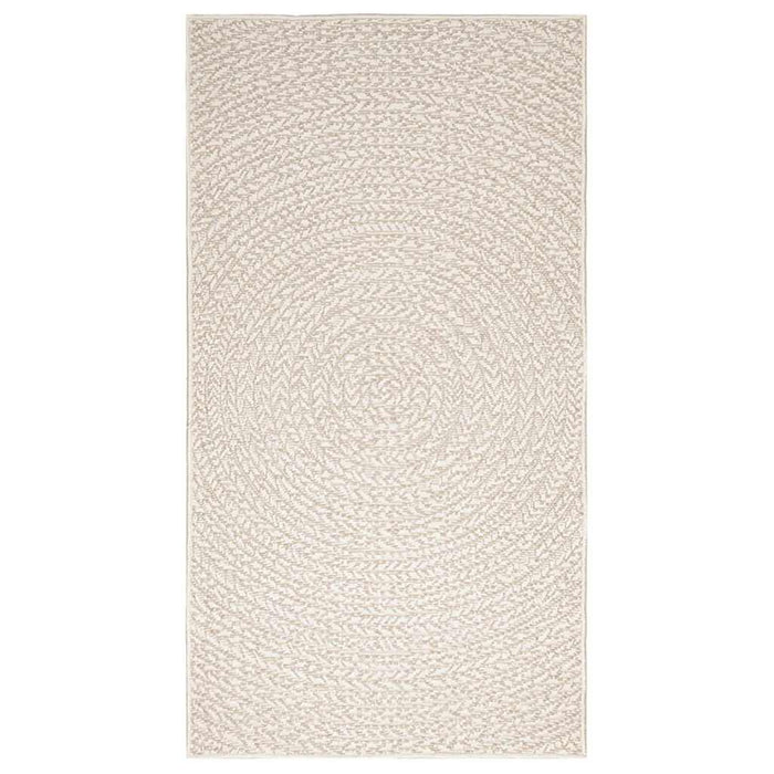 Tappeto ZIZUR Crema 80x150 cm Aspetto Iuta Interni ed Esterni 4010372