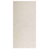 Tappeto ZIZUR Crema 100x200 cm Aspetto Iuta Interni ed Esterni 4010375