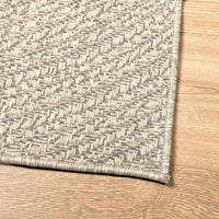 Tappeto ZIZUR Crema 120x120 cm Aspetto Iuta Interni ed Esterni 4010376