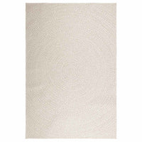 Tappeto ZIZUR Crema 160x230 cm Aspetto Iuta Interni ed Esterni