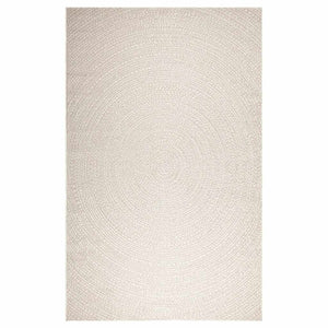 Tappeto ZIZUR Crema 200x290 cm Aspetto Iuta Interni ed Esterni 4010381