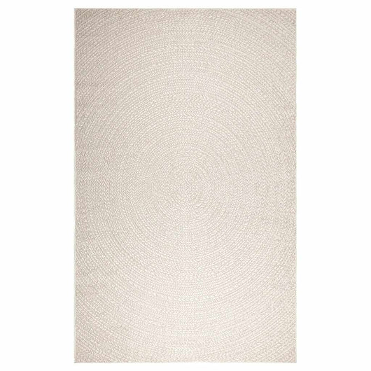 Tappeto ZIZUR Crema 200x290 cm Aspetto Iuta Interni ed Esterni 4010381
