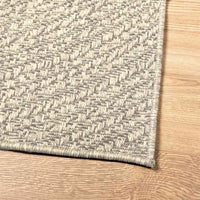 Tappeto ZIZUR Crema 200x290 cm Aspetto Iuta Interni ed Esterni 4010381
