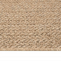 vidaXL Tappeto ZIZUR Beige 60x110 cm Aspetto Iuta Interni ed Esterni
