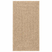 vidaXL Tappeto ZIZUR Beige 80x150 cm Aspetto Iuta Interni ed Esterni