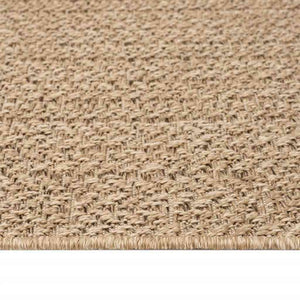 Tappeto ZIZUR Beige 80x250 cm Aspetto Iuta Interni ed Esterni 4010391