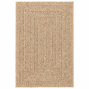 Tappeto ZIZUR Beige 100x200 cm Aspetto Iuta Interni ed Esterni 4010392